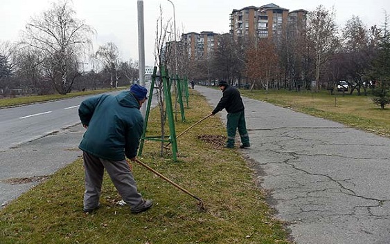 Чистењето на Скопје продолжува во Карпош