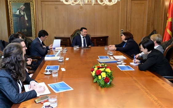 Премиерот Заев на средба со претставници на ЕБОР