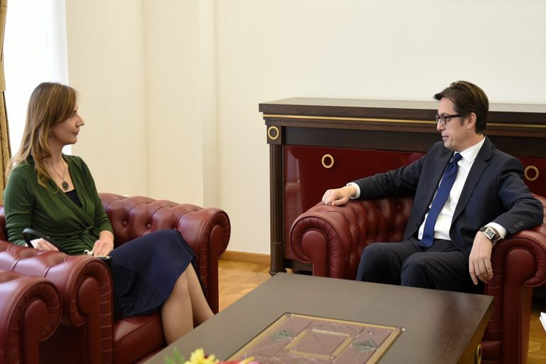 ПЕНДАРОВСКИ ЈА ПРИМИ АНИТА АНГЕЛОВСКА-БЕЖОСКА, ГУВЕРНЕР НА НАРОДНА БАНКА НА РЕПУБЛИКА СЕВЕРНА МАКЕДОНИЈА