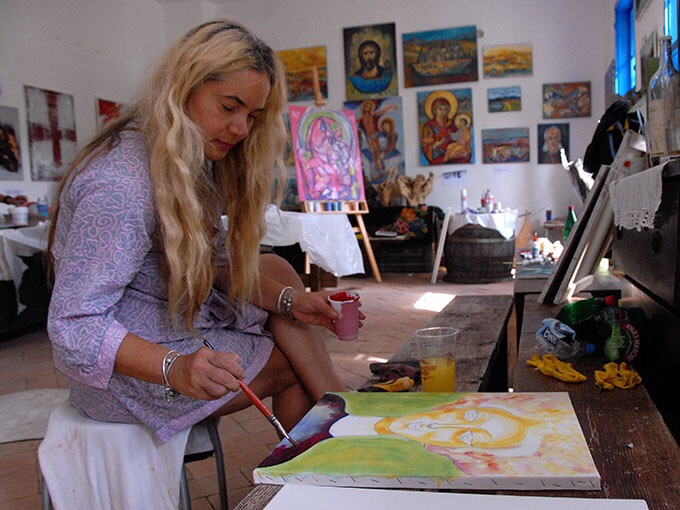 МАКЕДОНСКИТЕ УМЕТНИЦИ ВИНЧИЌ И ТАНЕВСКИ УЧЕСНИЦИ ВО ЛИКОВНАТА КОЛОНИЈА „ПРИЛИПЕЦ“, СРБИЈА