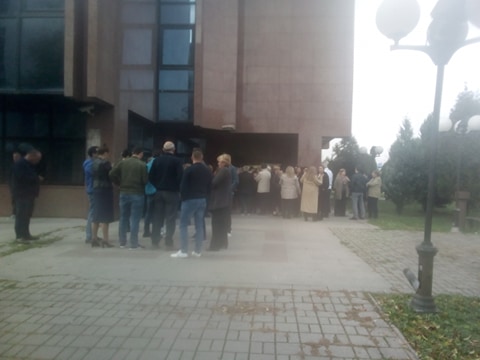 СУДСКАТА АДМИНИСТРАЦИЈА ГО ОДРЖА НАЈАВЕНИОТ ПРОТЕСТ