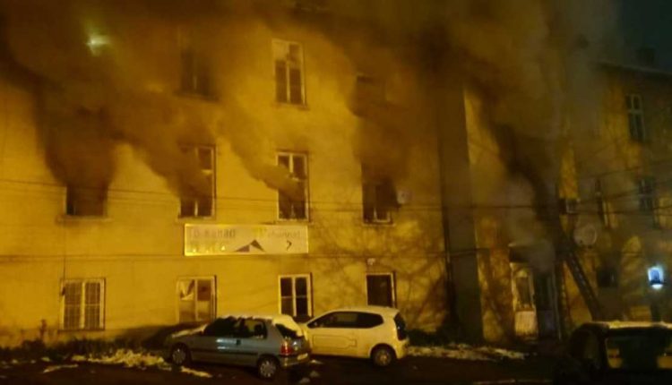 ПОЖАР ВО ТВ ВИС, ИЗГОРЕ СЕТА ОПРЕМА