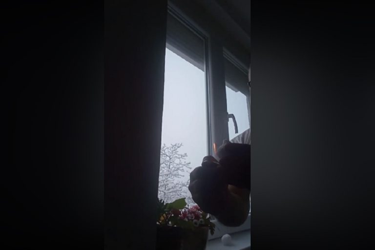 (ВИДЕО) ШТО ВРНЕ ВО СКОПЈЕ, СНЕГ ИЛИ ПЛАСТИКА?