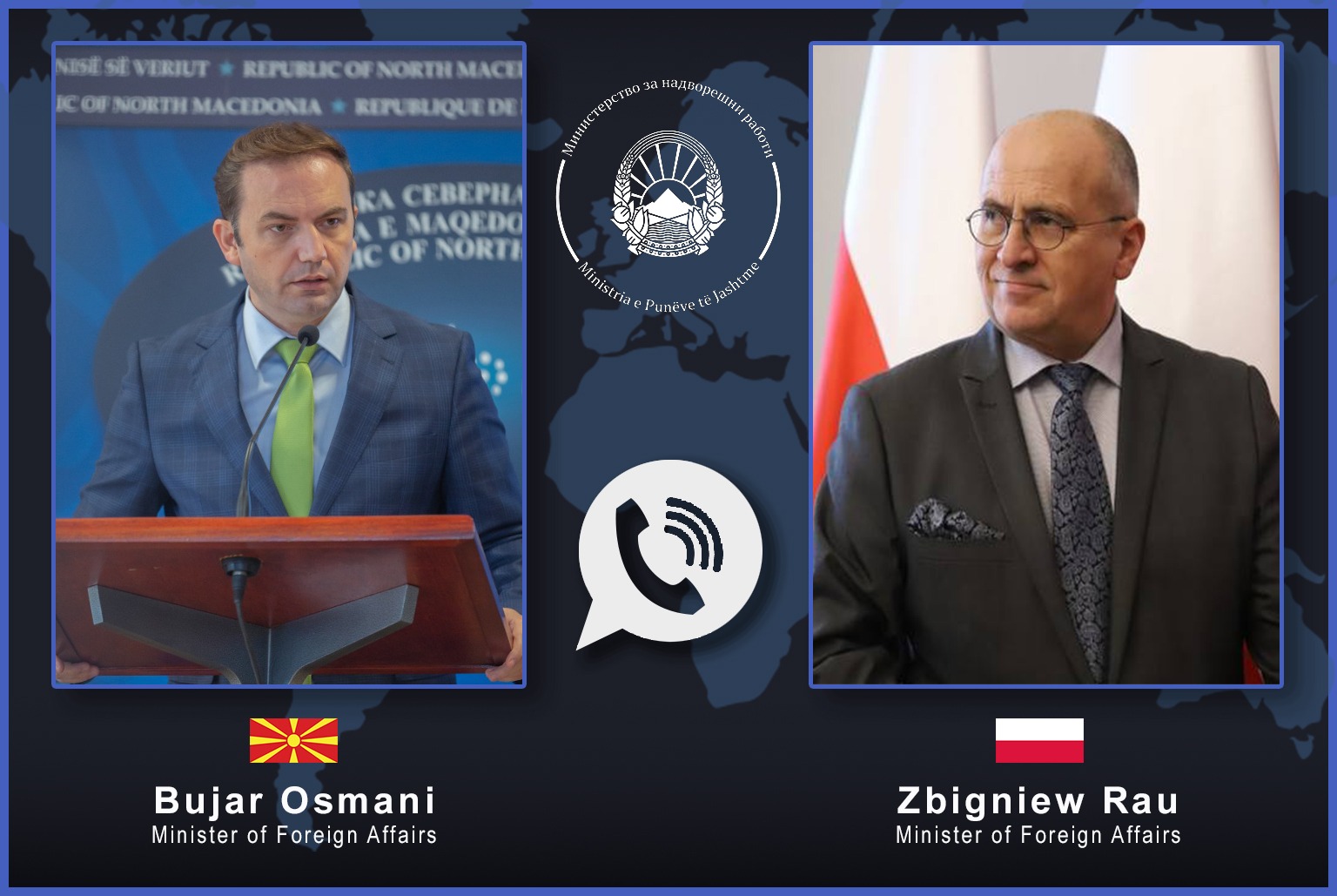 ОСМАНИ ИЗРАЗИЛ УВЕРУВАЊЕ ПРЕД СВОЈОТ ПОЛСКИ КОЛЕГА РАУ ДЕКА ЌЕ СЕ НАЈДЕ РЕШЕНИЕ ЗА ПРОБЛЕМОТ СО БУГАРИЈА