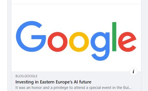 Google ја потврди својата инвестиција во Институтот за вештачка интелигенција што се отвори во Софија- Бугарија на пат да стане Силиконската долина на Источна Европа