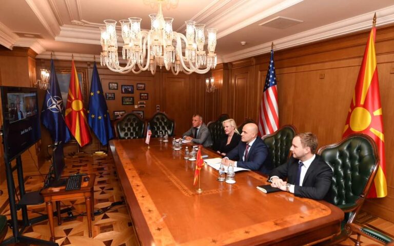 Ковачевски на средба со потсекретарот за тероризам и финансиско разузнавање во Министерството за финансии на САД, Нелсон