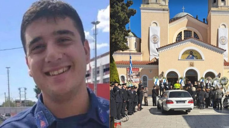 Со торбата што ја носел на работа, грчките пожарникари го испратија нивниот 24-годишен колега кој загина во возот