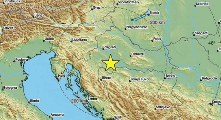 Земјотрес во југозападна Хрватска ги вознемири жителите