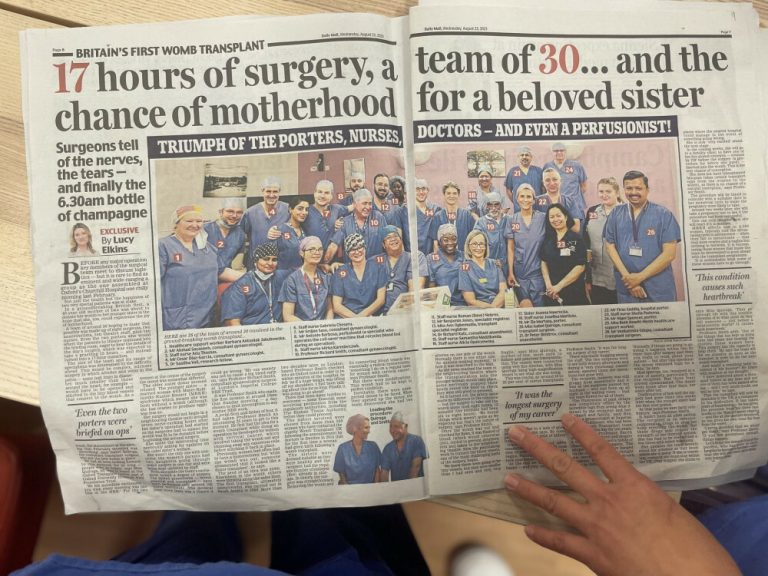 Бугарски доктор учествувал во првата операција за трансплантација на матка во Велика Британија