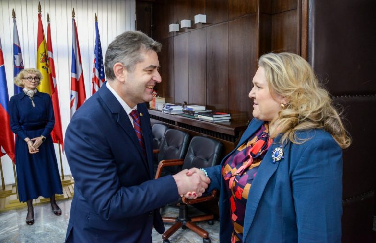 Петровска – Перебинис: Македонија продолжува со силната поддршка за Украина во одбрана на нејзината сувереност