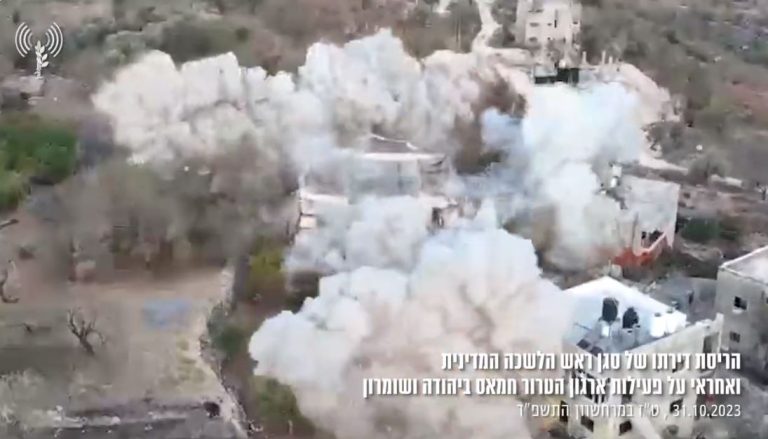 Израелците објавија снимка: „Ја уништивме куќата на прогонетиот лидер на Хамас“
