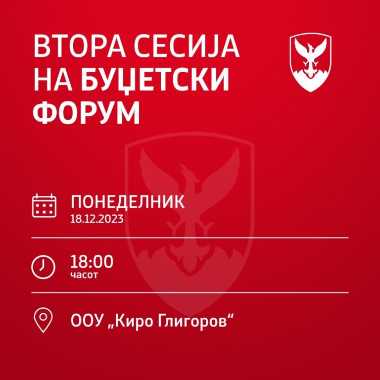 Герасимовски: Креирањето на буџетот со граѓаните носи подобри проекти и унапредување на животот во Центар
