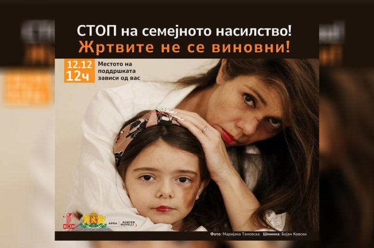 „Стоп за семејното насилство. Жртвите не се виновни“: Кампања против семејното насилство