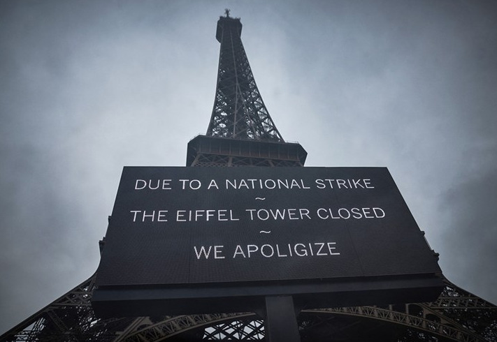 Штрајкуваат вработените во Ајфеловата кула: „Кулата пропаѓа“