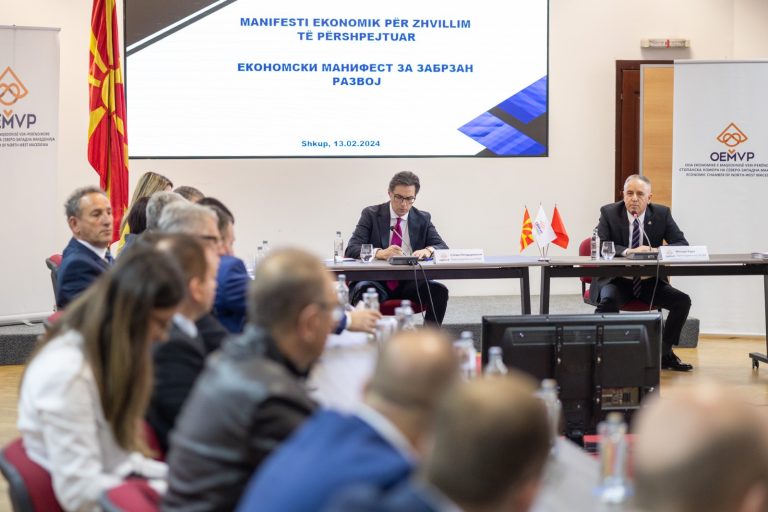 Пендаровски во посета на Стопанската комора на северозападна Македонија: презентиран Економскиот манифест за забрзан развој
