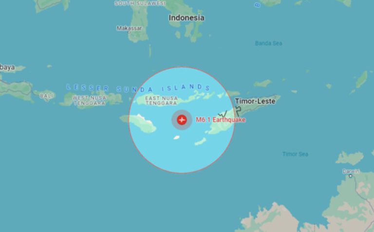 Земјотрес од 6,1 степени според Рихтеровата скала ја погоди Индонезија