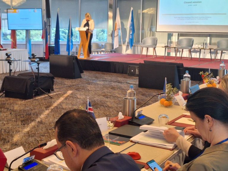 Манолева: Северна Македонија едногласно прифатена како 12-та членка на Иницијативата за мали земји на СЗО/Европа