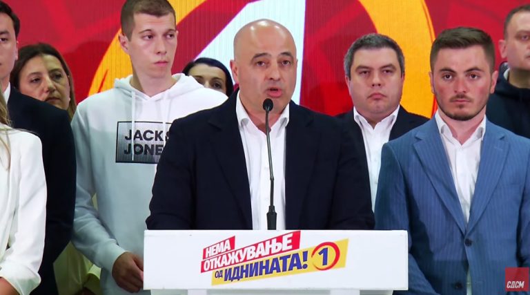(Видео) Ковачевски му честита на Мицкоски: Денешниот резултат е разочарувачки, на СДСМ му е зададен тежок удар
