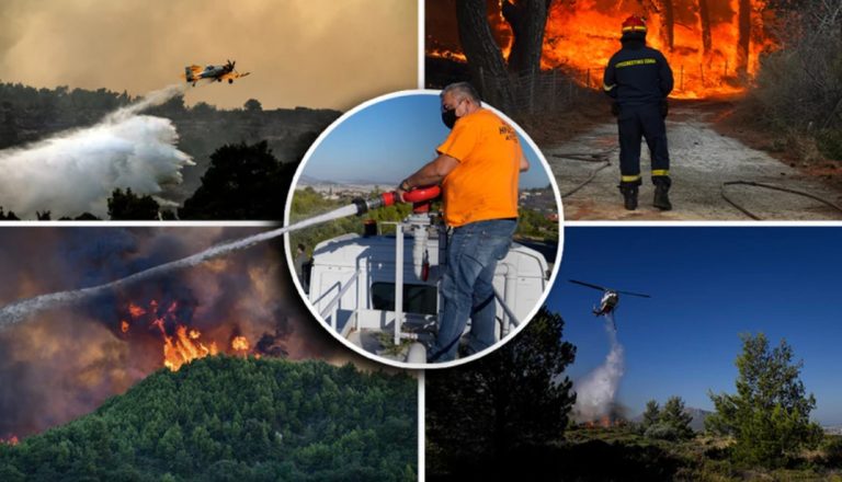 Грција во пламен: дури 50 пожари низ земјата во последните 24 часа, издадено е важно предупредување