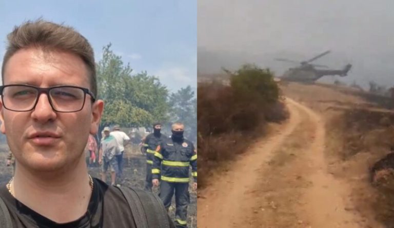 Пожарникарите и цивилите заробени на Огражден се евакуираат со словенечки хеликоптер