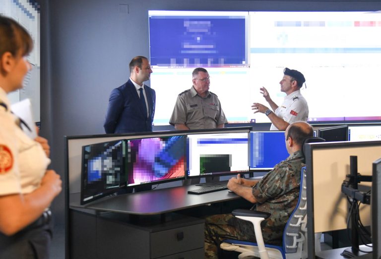 Средба на министерот Мисајловски со командантот на националната гарда на Вермонт, Грегори Најт