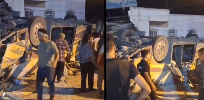 (Видео) Во Иран се преврте автобус со пакистански аџии, загинаа најмалку 28 лица