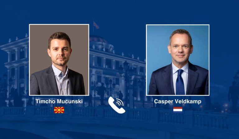 Телефонски разговор Муцунски – Велдкамп: во фокусот реформите во правосудниот систем