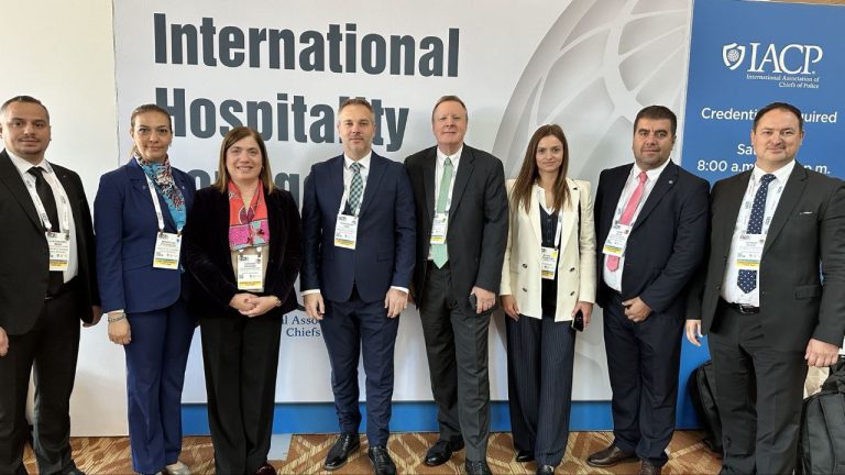 Делегација на Бирото за јавна безбедност учествува на Меѓународна асоцијација на шефови на полиција