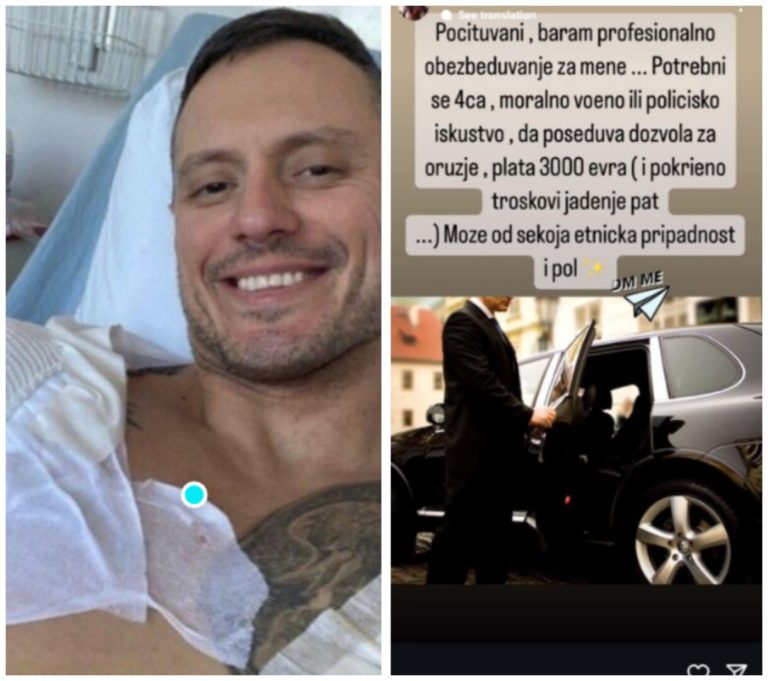 Раде Штекли бара лично обезбедување, ќе им плаќа 3.000 евра: Не се пресудни етничката припадност, ниту пак полот