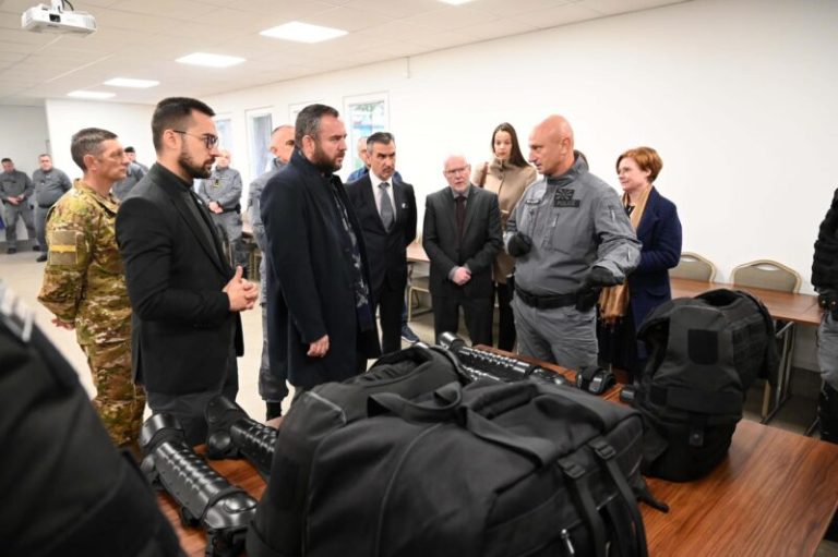 Стигна германската донација за зголемување на капацитетите на интервентната полиција