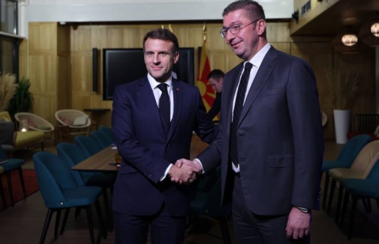 Мицкоски: Во Будимпешта разговарав со Макрон за одблокирање на македонскиот ЕУ пат