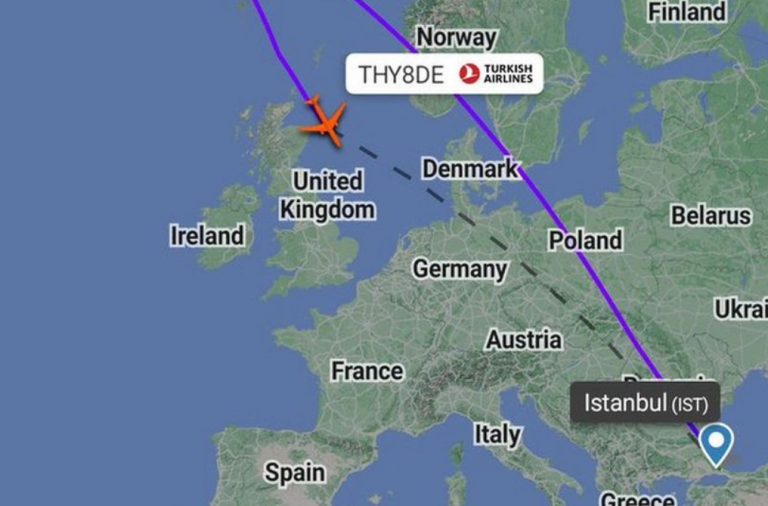 Необичен настан над Исланд: Авионот на Туркиш ерлајнс се свртел и се вратил во Истанбул, велат ова е причината