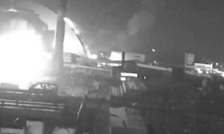 (Видео) Руски дрон удри во куполата во Чернобил: Објавена снимка