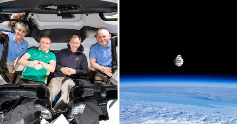 (Видео) Двајцата астронаути заглавени на Меѓународната вселенска станица со месеци конечно се враќаат на Земјата