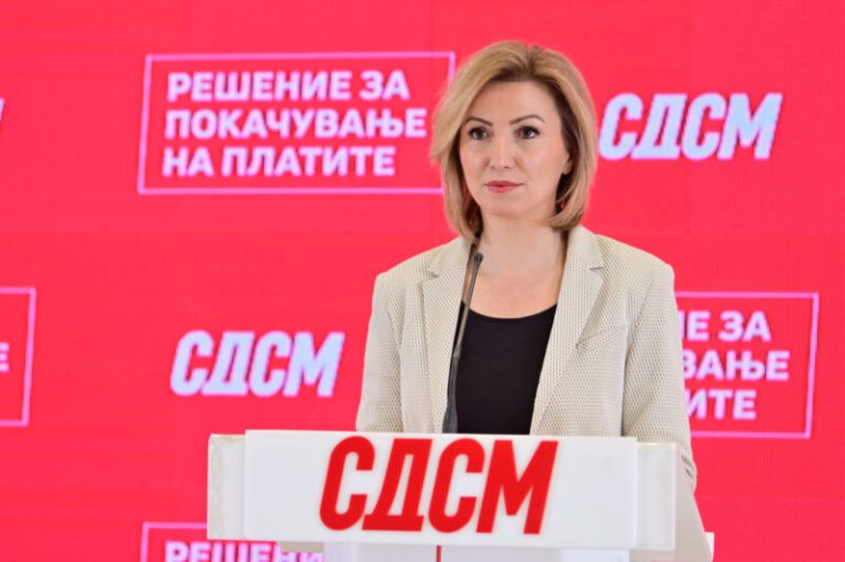 (Видео) ДПМНЕ да го поддржи законот на СДСМ за покачување на платите до 15.000 денари, порача Кузеска