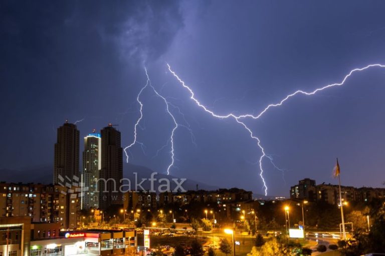 Попладнево пороен дожд, грмежи и ветер, најавија метеоролозите