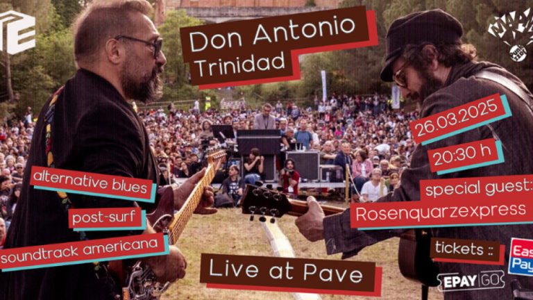 Алтернативен блуз со Don Antonio Trinidad во Софија и Пловдив