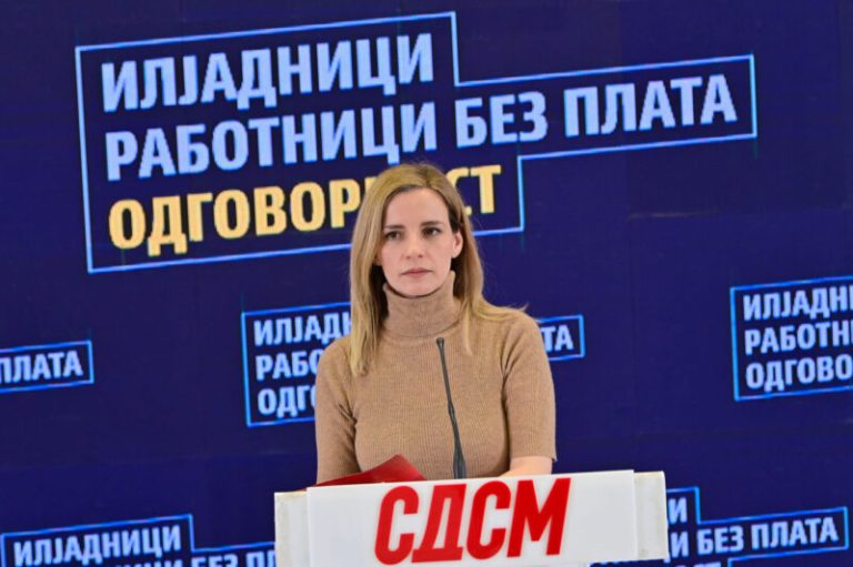 (Видео) Костова: Илјадници вработени оставени без плата