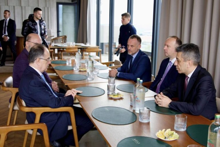 Гаши, Меџити и Фетаи се сретнаа со албанскиот претседател, Бајрам Бегај