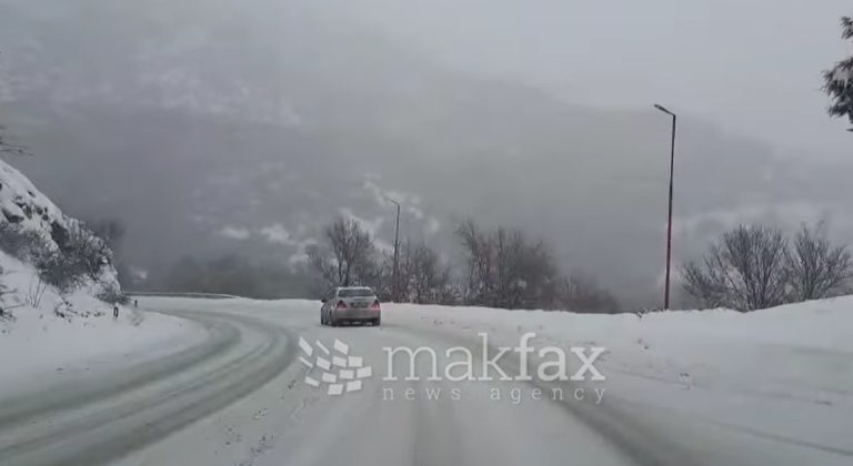 Забрана за камиони на патниот правец Охрид-Битола, кај превој Буково