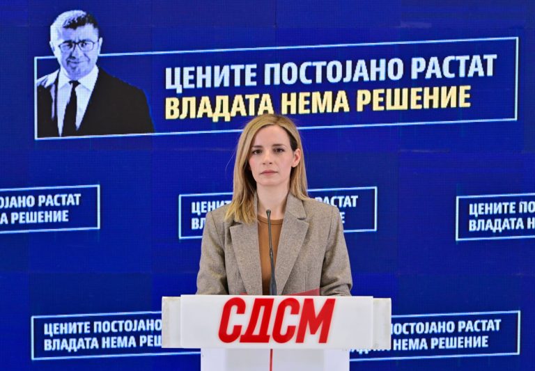 Костова: Просечно македонско семејство не може да ги покрие основните трошоци во месецот