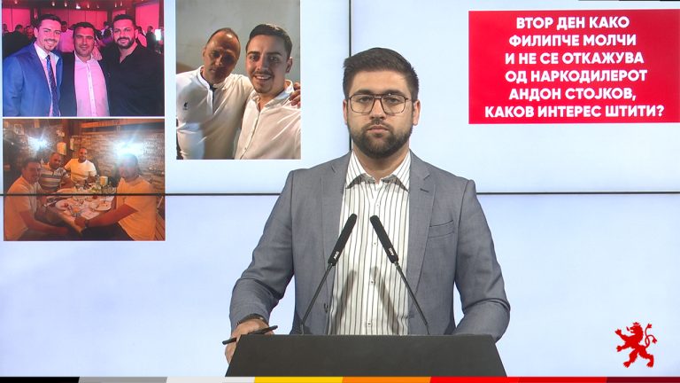 (Видео) Манасиевски: Втор ден како Филипче молчи и не се откажува од наркодилерот Андон Стојков, каков интерес штити?