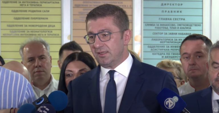 Нов министер за здравство ќе има следната недела, таа позиција останува во „Вреди“, вели Мицкоски
