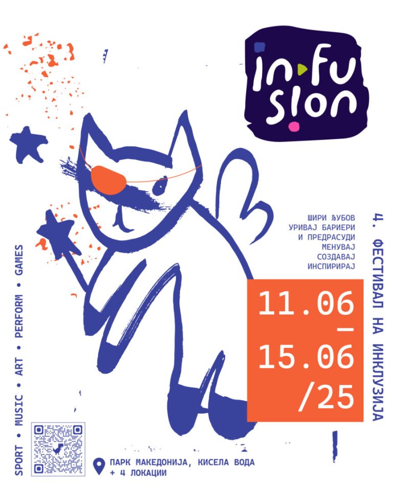 Четврто издание на Инфјужн – Фестивалот на инклузија од 11 јуни во Скопје