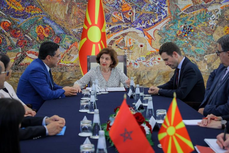 Сиљановска-Давкова го прими мароканскиот министер за надворешни работи