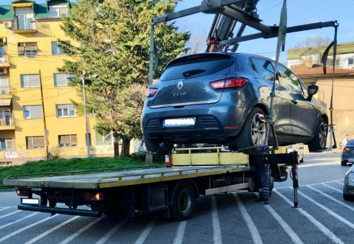 Минатата недела санкционирани се 𝟣𝟣𝟢 непрописно паркирани возила на територија на општина Центар