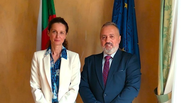 Љупчо Ѓоргиевски се сретна со Марија Спасова постојаната претставничка на Бугарија при Советот на Европа