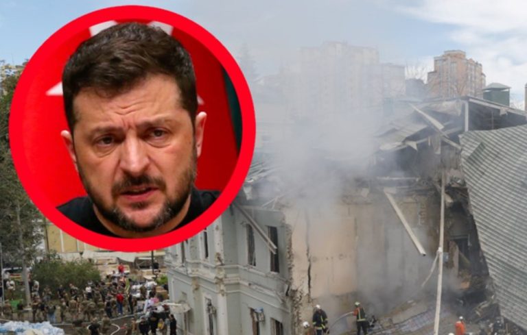 Зеленски:  Русија ја нападна Украина со повеќе од 450 дронови и 45 ракети, повредени се и деца