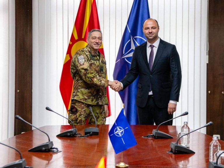 Мисајловски со командантот на КФОР: РС Македонија останува столб на безбедноста на Балканот