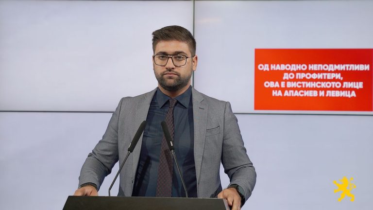Манасиевски: Од наводно неподмитливи до профитери, ова е вистинското лице на Апасиев и Левица